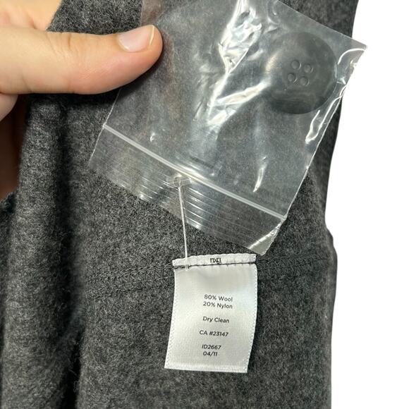 Talbots Boiled Wool Blazer Jacket NWT Women's Sz 24W Gray Timeless Quiet Luxury - Picture 5 of 5